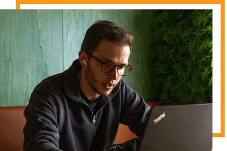 Consultor da Alter Solutions a configurar o servidor Azure da EDP