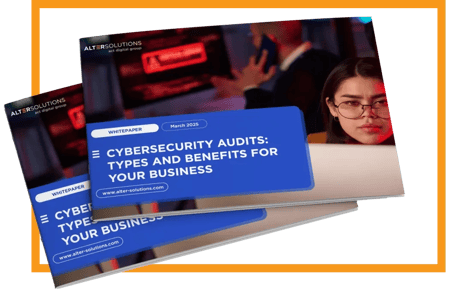 Capa do whitepaper Auditorias de Cibersegurança: tipos e benefícios para cada empresa