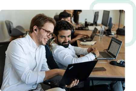 Gestor de Projeto e Programador discutem a estratégia de teste