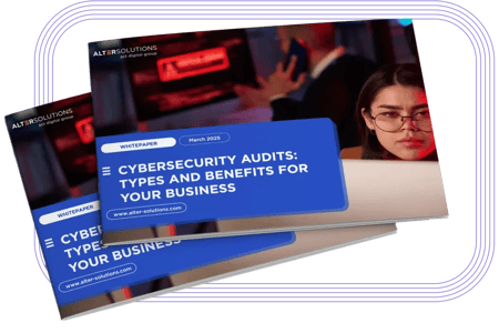 Capa do whitepaper Auditorias de Cibersegurança: tipos e benefícios para cada empresa